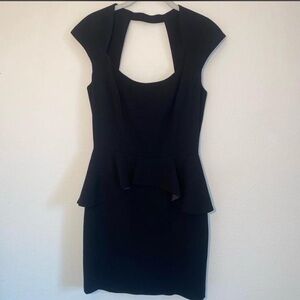 bebe Black Backless Dress